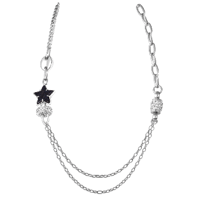 COLLAR CON ESTRELLA NEGRA