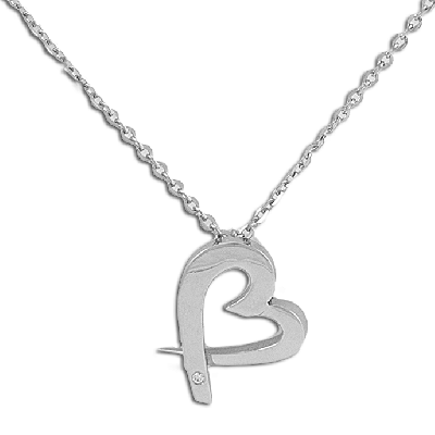 COLLAR Y CORAZÓN PEQUEÑO CON CRISTAL