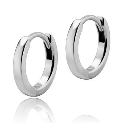 MICRO PENDIENTES LISO EN ACERO