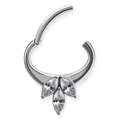 ARO CON CIERRE A BISAGRA PARA EL DAITH PIERCING