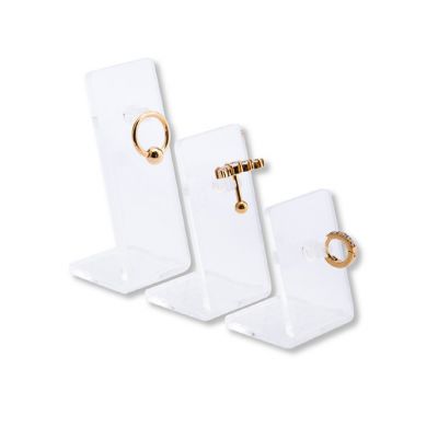 TRANSPARENT DISPLAY FOR PIERCINGS