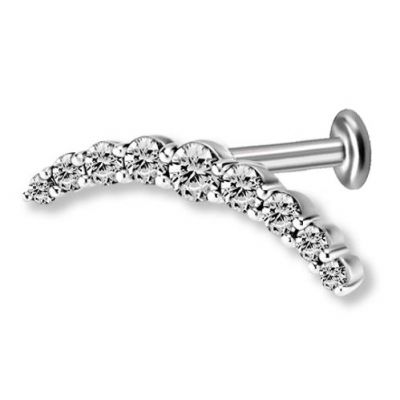 PIERCING WITH CRYSTAL ARCH