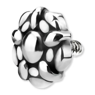JUWEL FÜR PIERCING UND MICRODERMAL MIT STAMMBLUME FÜR INNENGEWINDE
