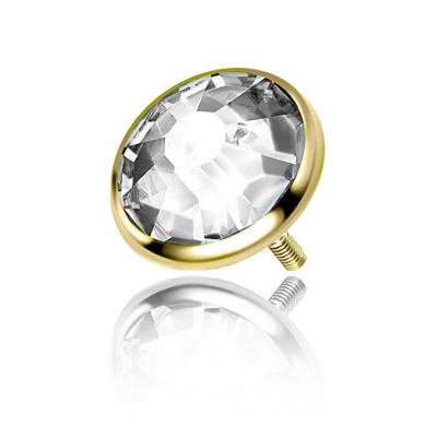 GOLD REPLACEMENT WITH CRYSTAL FOR MICRODERMAL
