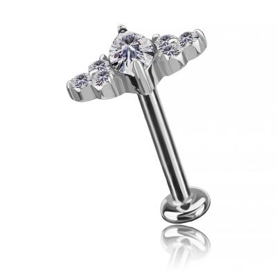 LABRET CON RICAMBIO IN PREMIUM ZIRCONIA