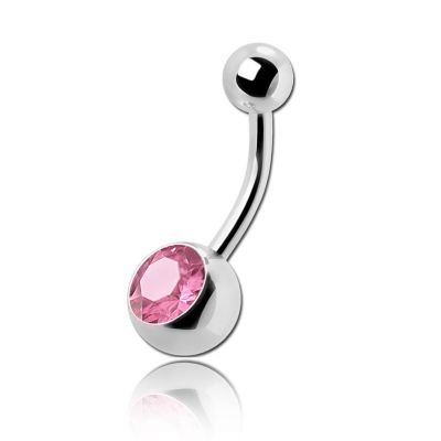PIERCING AU NOMBRIL AVEC UN CRISTAL DE QUALITÉ SUPÉRIEURE