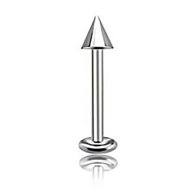 LABRET PIERCING WITH TIP AND INTERNAL THREAD