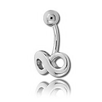 BAUCHNABELPIERCING MIT UNENDLICH