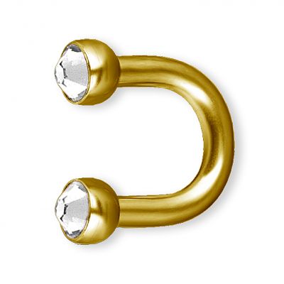 HELIX PIERCING MIT KRISTALLE