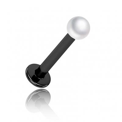 LABRET PIERCING MIT SYNTHETISCHE PERLE
