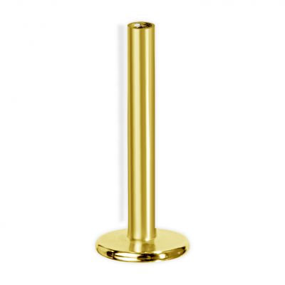 LABRET IN TITANIO PLACCATO ORO CON FILETTO INTERNO