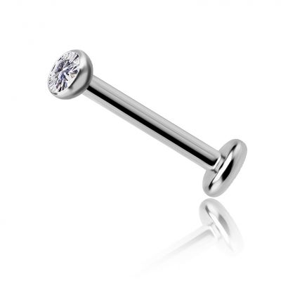 LABRET SANS FIL AVEC CRISTAL DE CUBIC ZIRCONIA