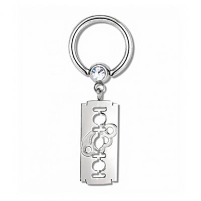 INTIMRING PIERCING MIT RASIERKLINGE