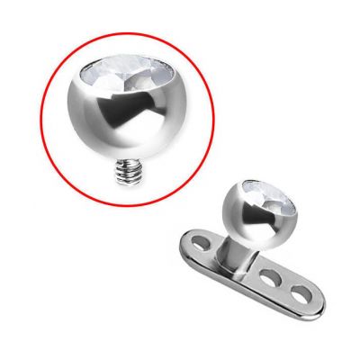 MICRODERMAL AVEC BOULE ET ZIRCONE PREMIUM