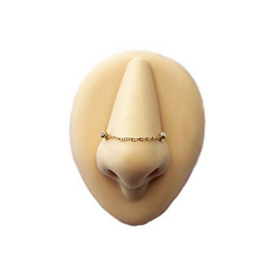 CATENA PLACCATA ORO SINGOLA RICAMBIO PER CERCHI