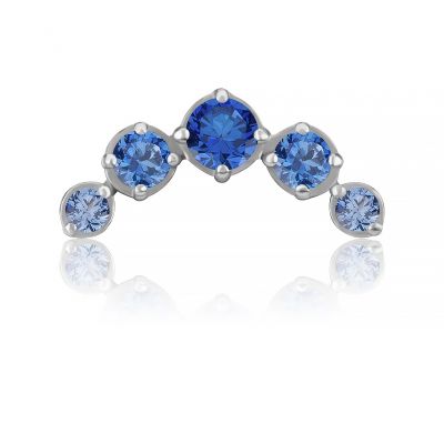 REPUESTO CON ARCO DE CRISTALES AZULES