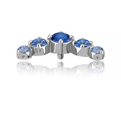 REPUESTO CON ARCO DE CRISTALES AZULES