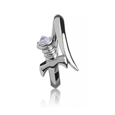 CERCHIETTO CLICKER SPADA CON CRISTALLO