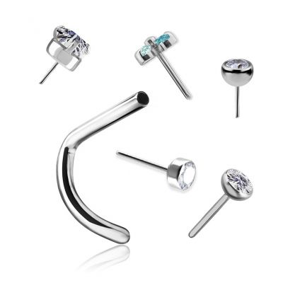 THREADLESS NOSE PIERCING