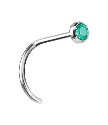 NOSE PIERCING WITH CRYSTAL