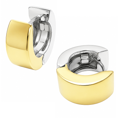 ARETES CLICKER AMARILLOS Y GRISES