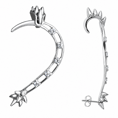 HELIX PIERCING MIT KRISTALLE