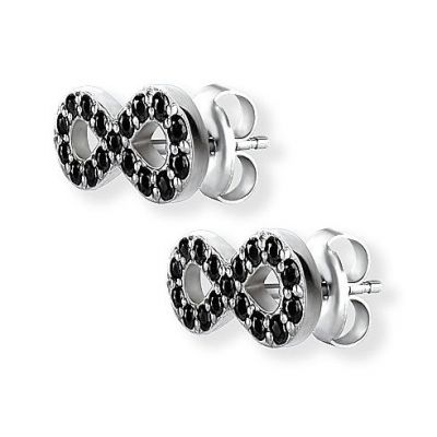 PENDIENTES CON INFINITO Y CUBIC ZIRCONIA