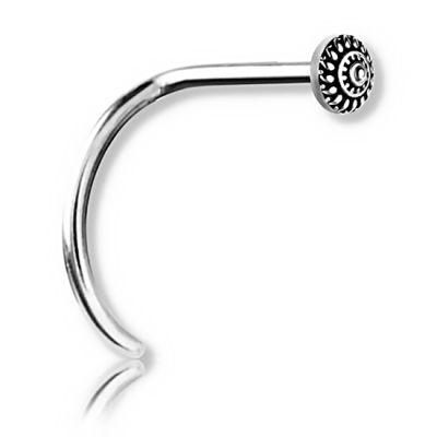 NOSE PIERCING WITH TRIBAL
