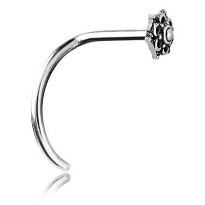 NOSE PIERCING WITH TRIBAL