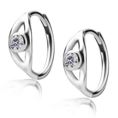 BOUCLES D'OREILLES AVEC CRISTAUX DE ZIRCONE