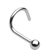 PIERCING NEZ AVEC BOULE