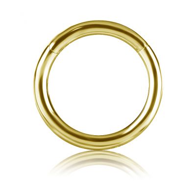 SOLID GOLD CLICKER RING