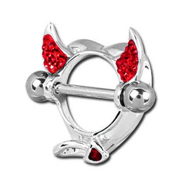 PIERCING CAPEZZOLO CON DIAVOLETTO