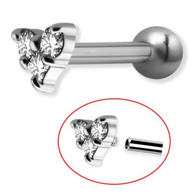 BAR WITH INTERNAL THREAD AND HEART