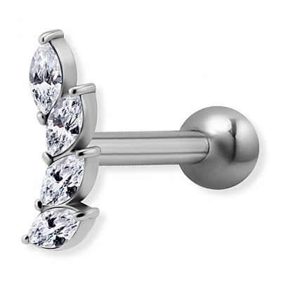 JOYA PIERCING HELIX CON CRISTALES