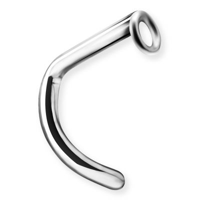 NOSE PIERCING WITH CIRCLE