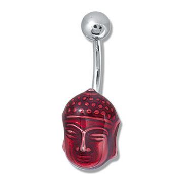 BAUCHNABELPIERCING MIT BUDDHA
