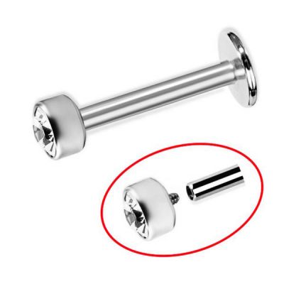 LABRET CON FILETTO INTERNO E GIOIELLO