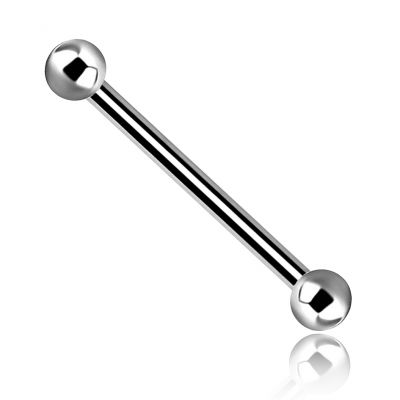 BARRE DE PIERCING SANS FIL AVEC DEUX BOULES