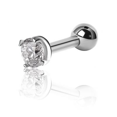 MINI BAR WITH CRYSTAL FOR HELIX PIERCING