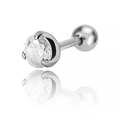 HELIX PIERCING WITH CRYSTAL