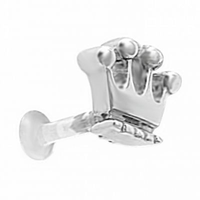 HELIX PIERCING MIT KRONE