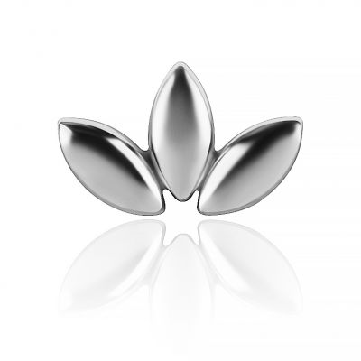 PIERCING DE REMPLACEMENT AVEC TROIS GRAINS DE RIZ