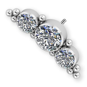 REPLACEMENT WITH EXTERNAL THREAD AND 3 PREMIUM CRYSTALS