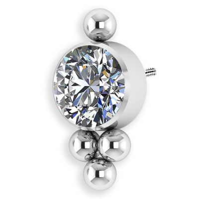 PREMIUM CRYSTAL WITH EXTERNAL THREAD