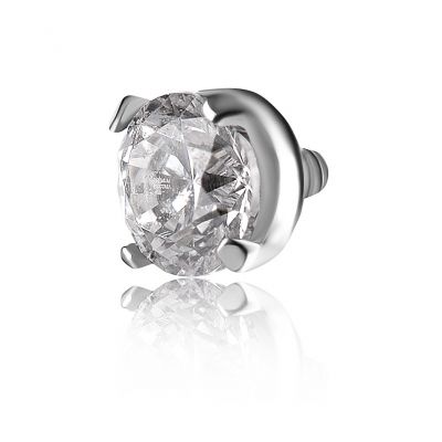 PIERCING ACCESSORY WITH CUBIC ZIRCONIA