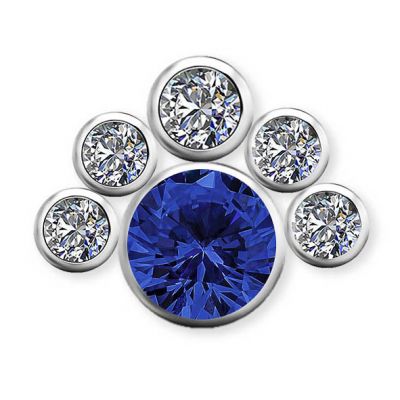 REPLACEMENT WITH PREMIUM ZIRCONIA AND POLISHED TITANIUM BY HAND