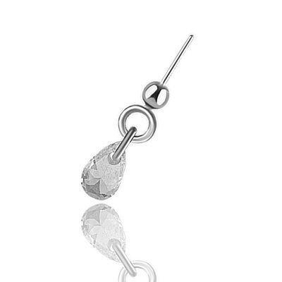 FADENLOSER PIERCING-ERSATZ MIT KRISTALLANHÄNGER