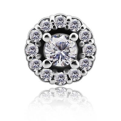 RICAMBIO GIOIELLO PIERCING CON MIX DI CRISTALLI