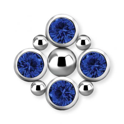 ROMBO CON CRISTALLI DI ZIRCONIA PREMIUM